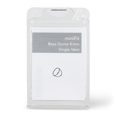 133872 - Oticon MiniFit Bass 8 mm dome Single Vent