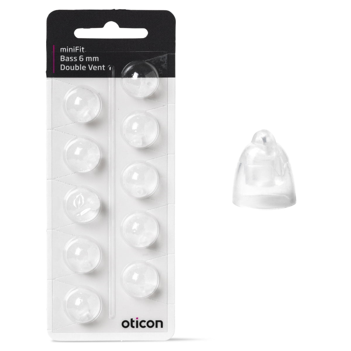 Oticon miniFit Basdome (dobbel vent) - Bilde 4