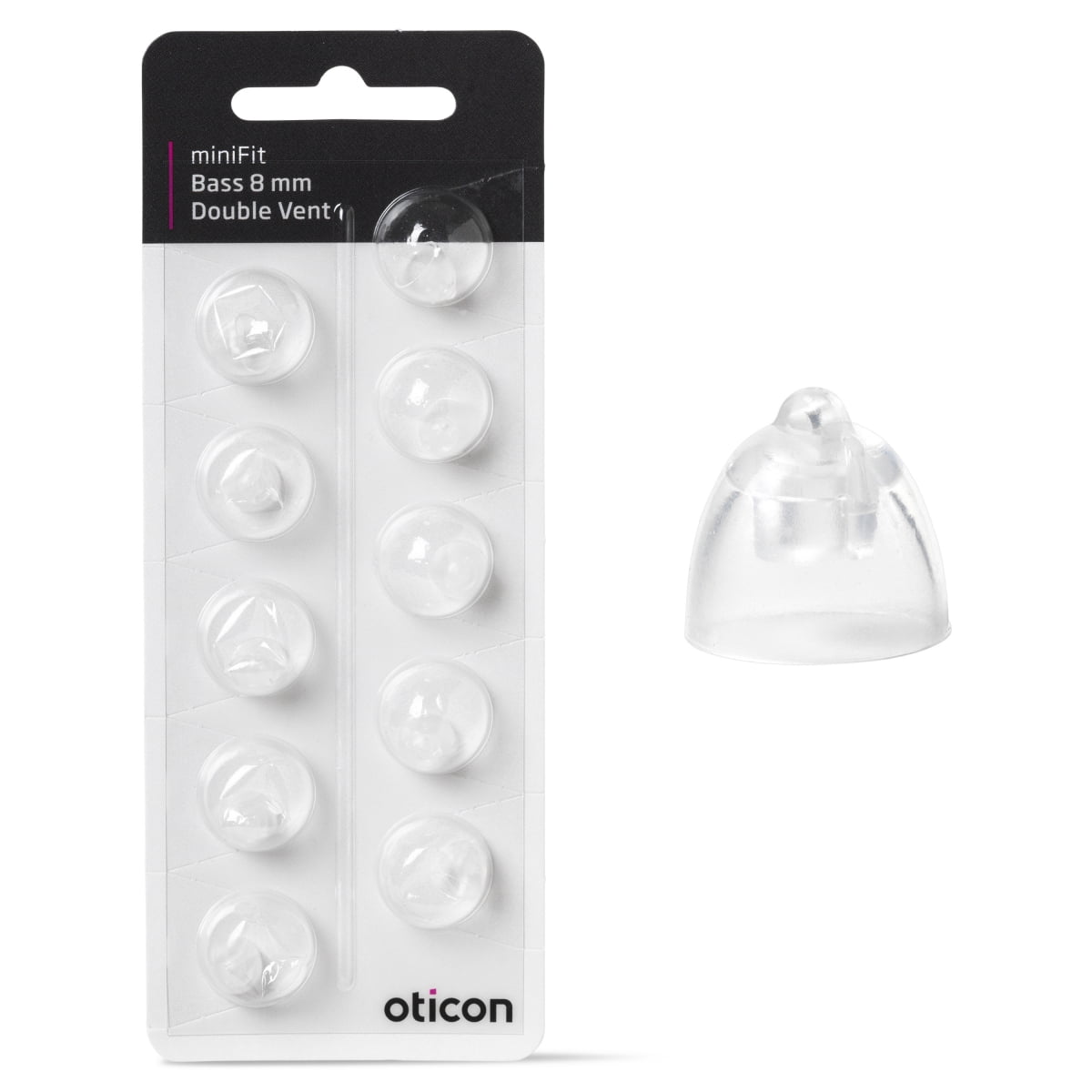 Oticon miniFit Basdome (dobbel vent) - Bilde 5
