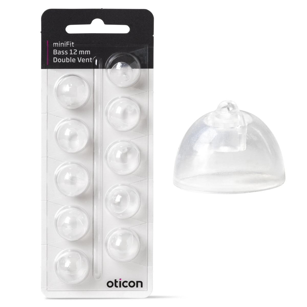 Oticon miniFit Basdome (dobbel vent)